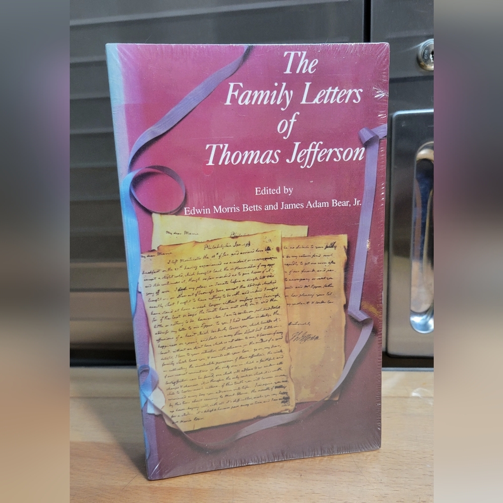 NWT The Family Letters of Thomas Jefferson Large Softcover PB Shrinkwrapped